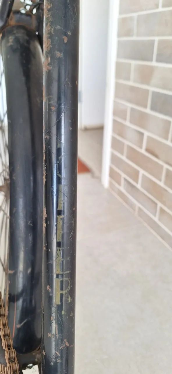 Bicicleta antiga inglesa Hopper cano duplo aro 28 - Foto 3