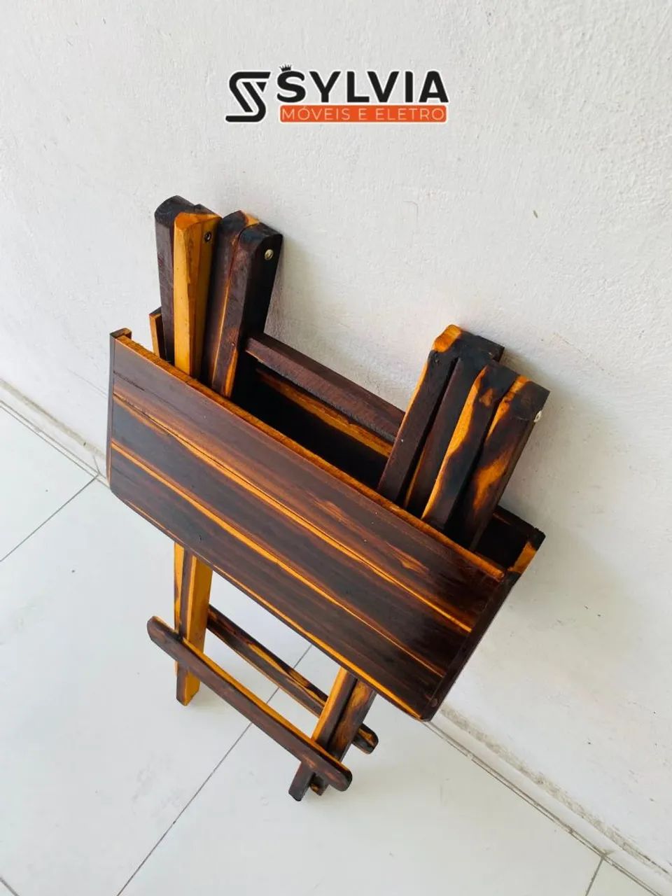 Mesa bistrô com verniz  - Foto 3