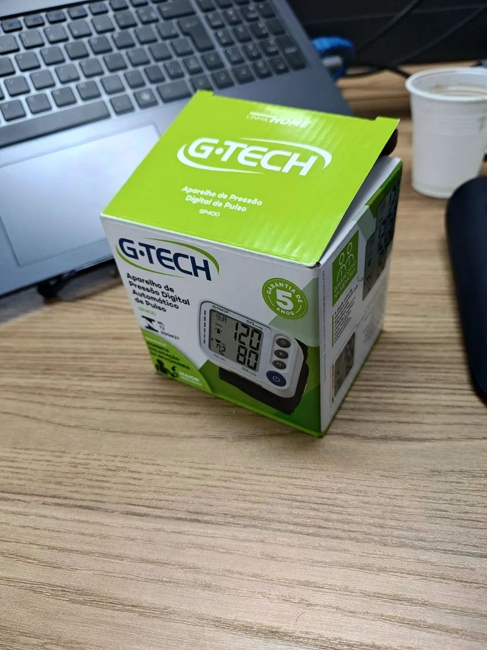 Aparelho medidor de pressão arterial de pulso GTech
