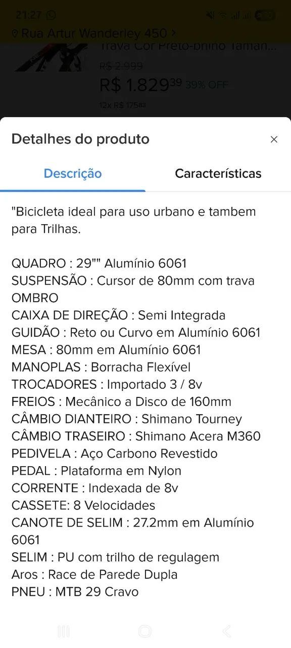 Bicicleta Aro 29 - Foto 4