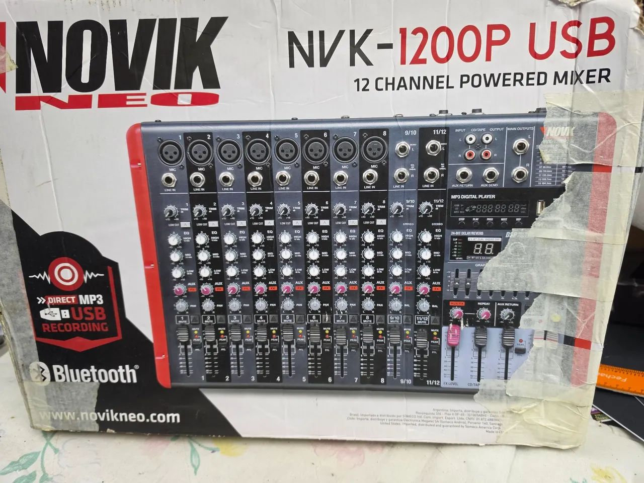 Mesa de som amplificada NOVIK  - Foto 3