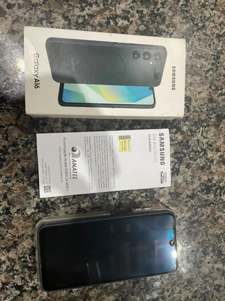 Celular estado de novo A16 256 gigas, aceito troca e cartão  - Foto 2