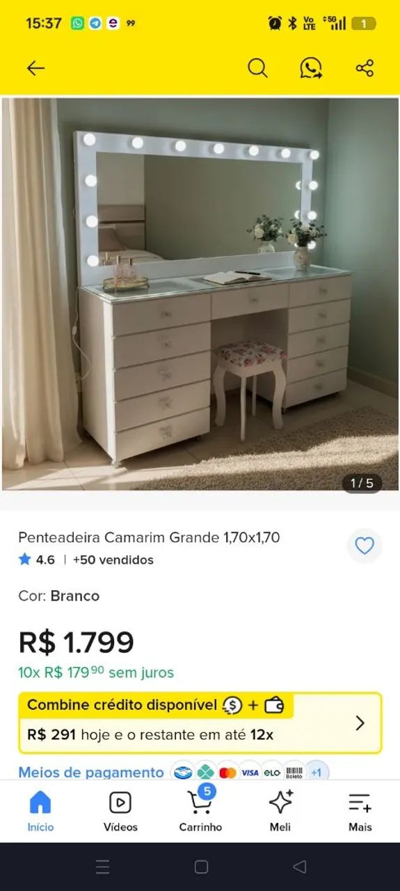 Penteadeira camarim - Foto 4