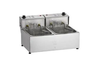 FRITADEIRA ELÉTRICA DUPLA 16LT 127V 2000W