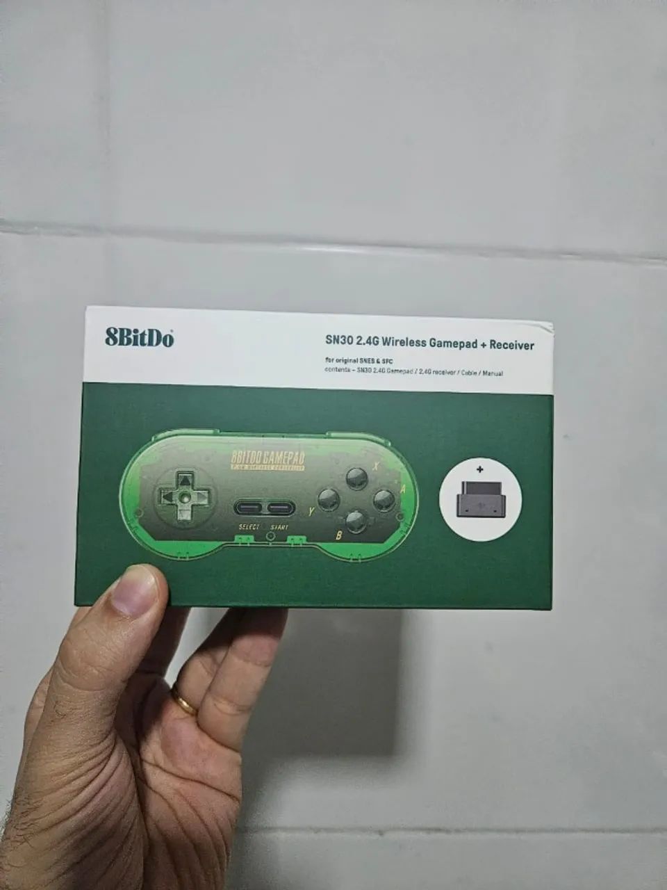 Controle SN30 8BitDo para Super Nintendo e Super Famicom  - Foto 3