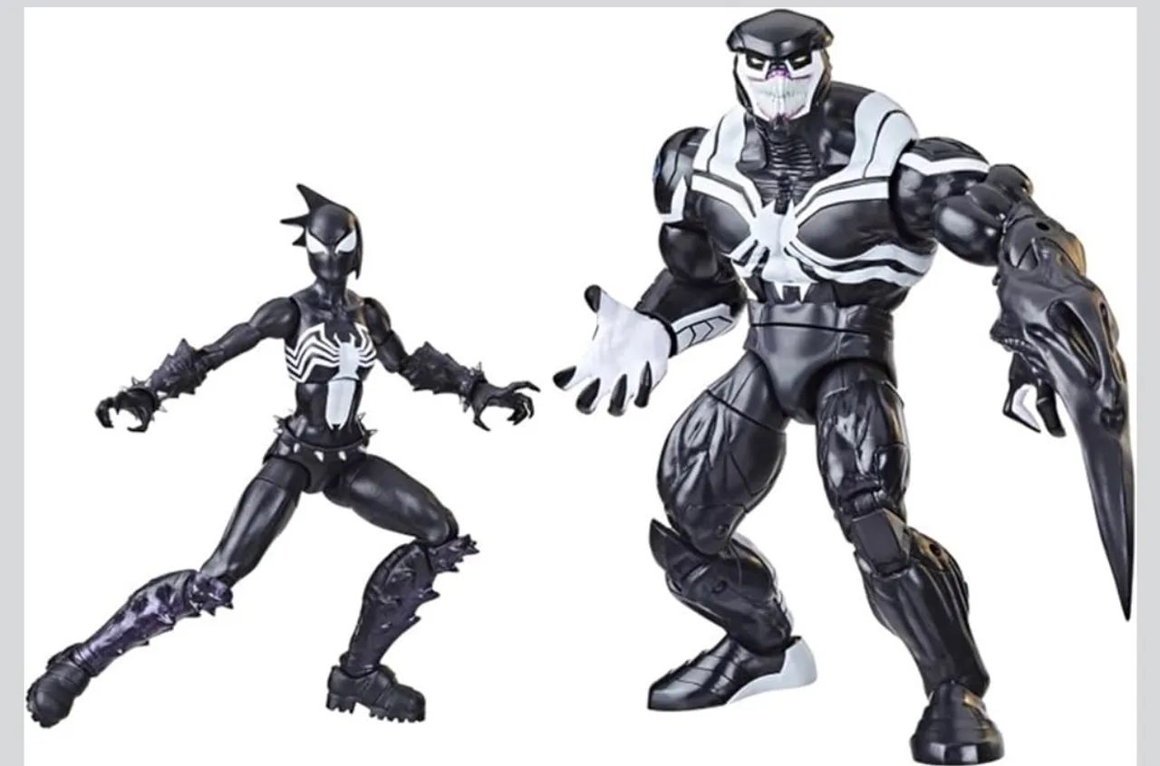 Marvel Legends 2 Pack Mania e Venom Space Knight