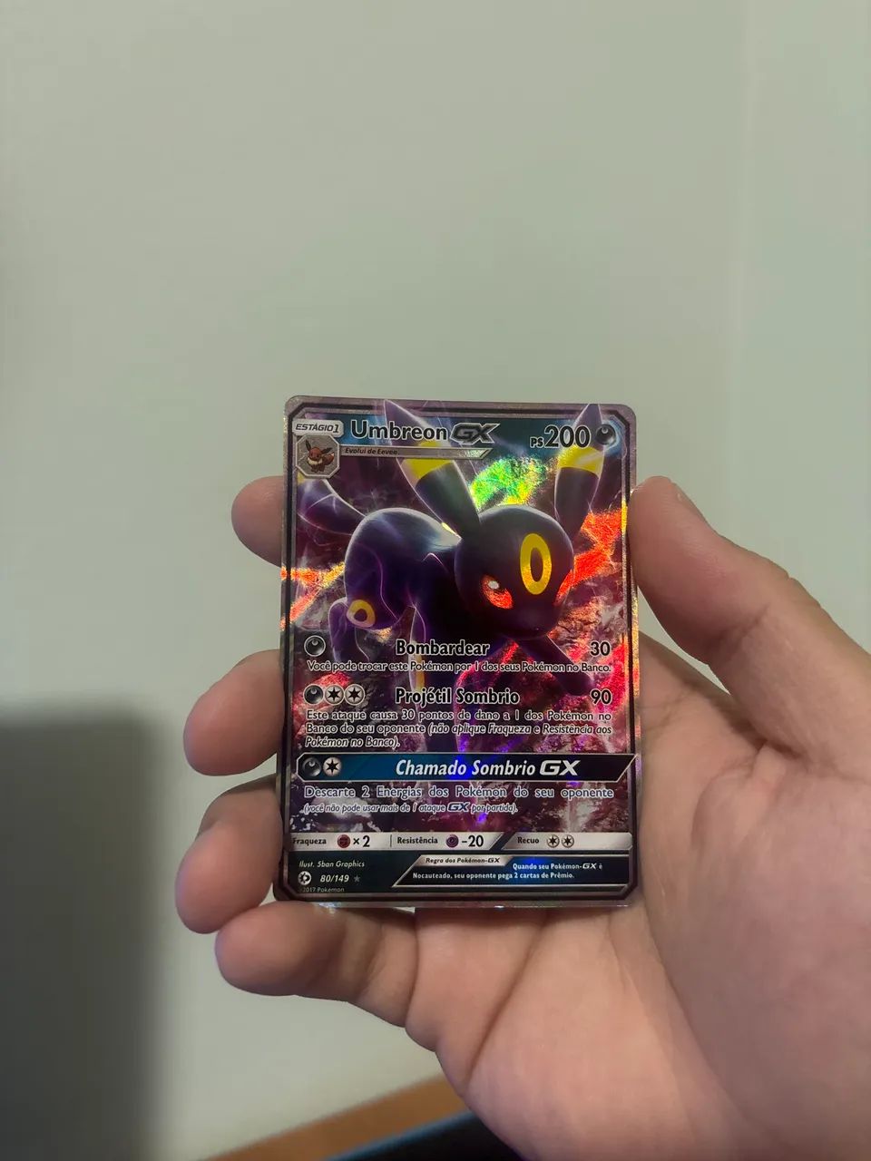 umbreon Gx carta pokémon aceito propostas no valor  - Foto 3