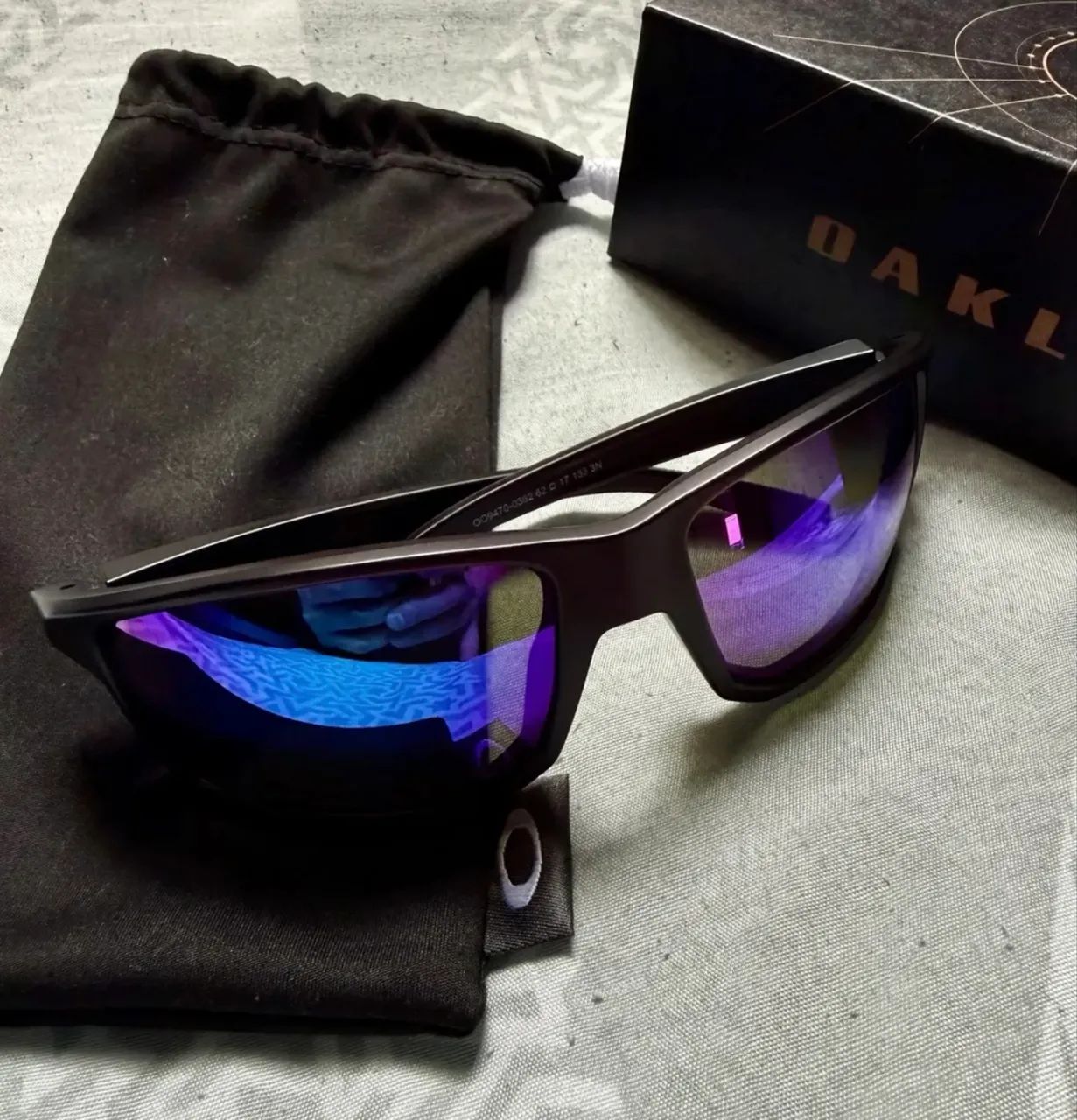 Óculos Oakley Gibston Matte Prizm Sapphire  - Foto 3