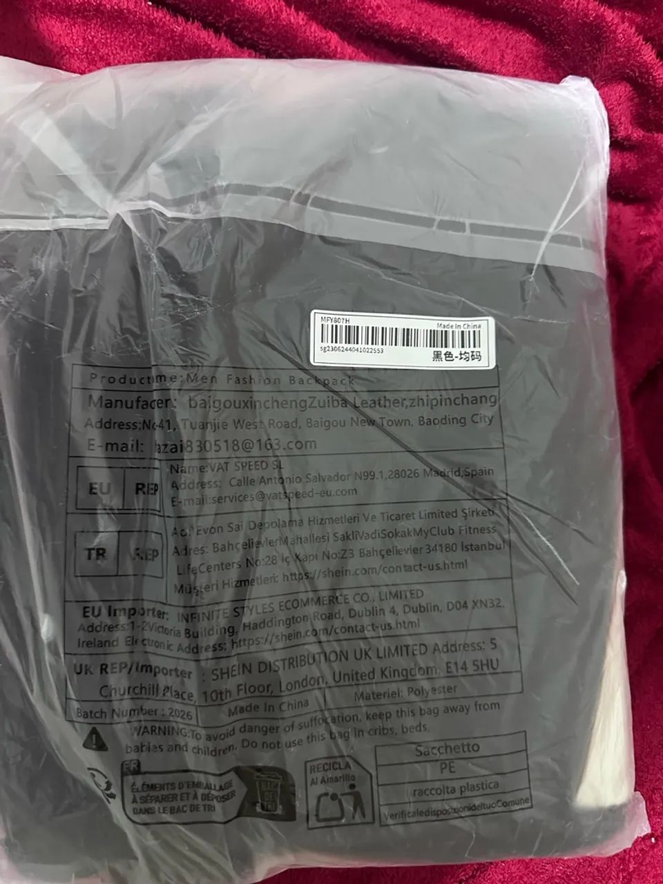 Mochila nova na embalagem - Foto 2