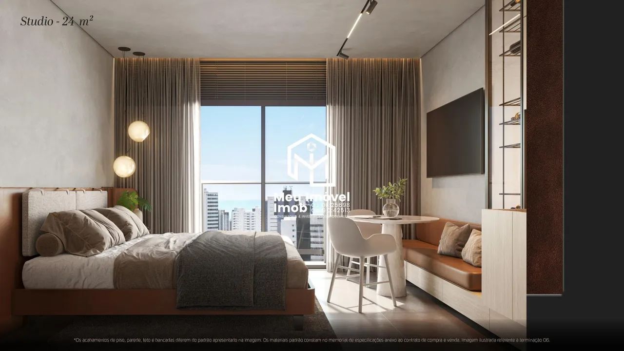 Concept Apartamento Studios em Miramar planta - João Pessoa - Foto 4