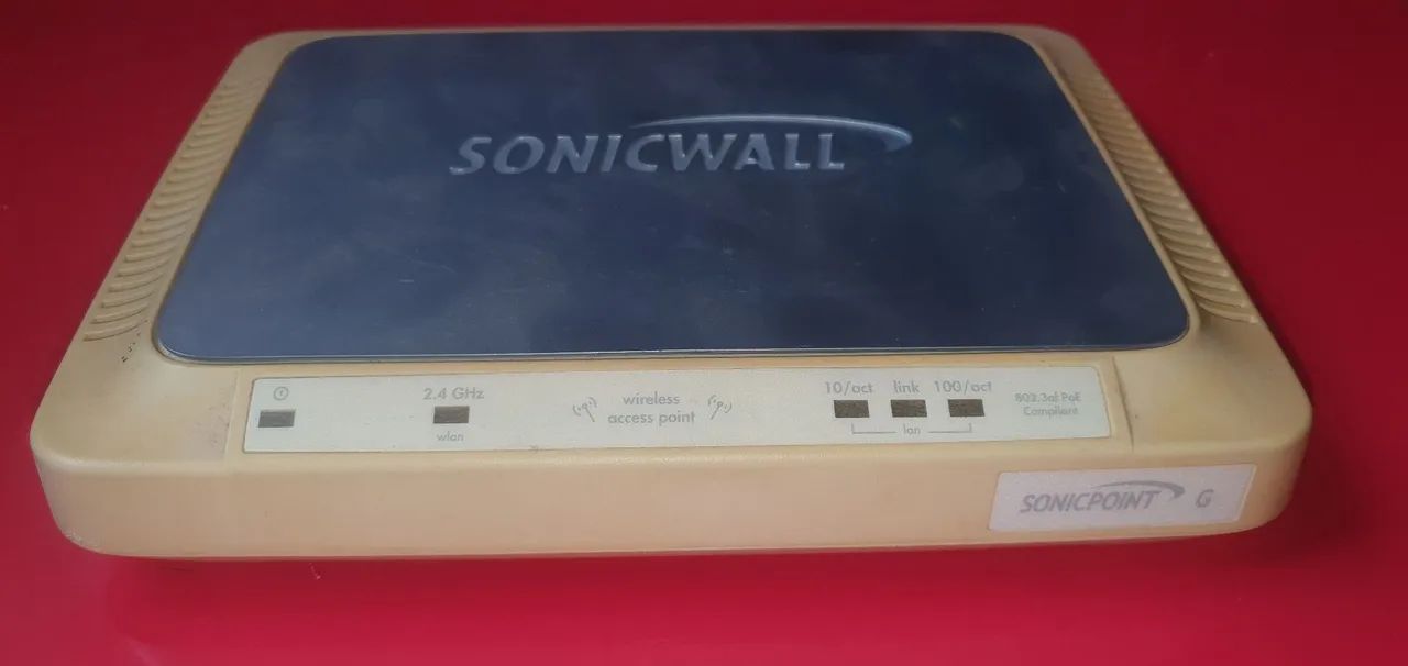 SonicWall SonicPoint G INTL SEM AS ANTENAS PLÁSTICAS E SEM FONTE