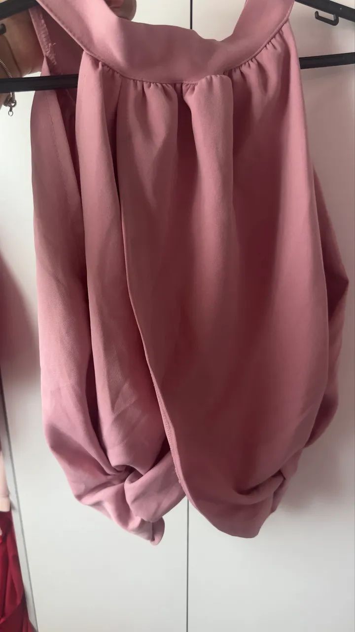 Blusinha na cor rosa bebê 