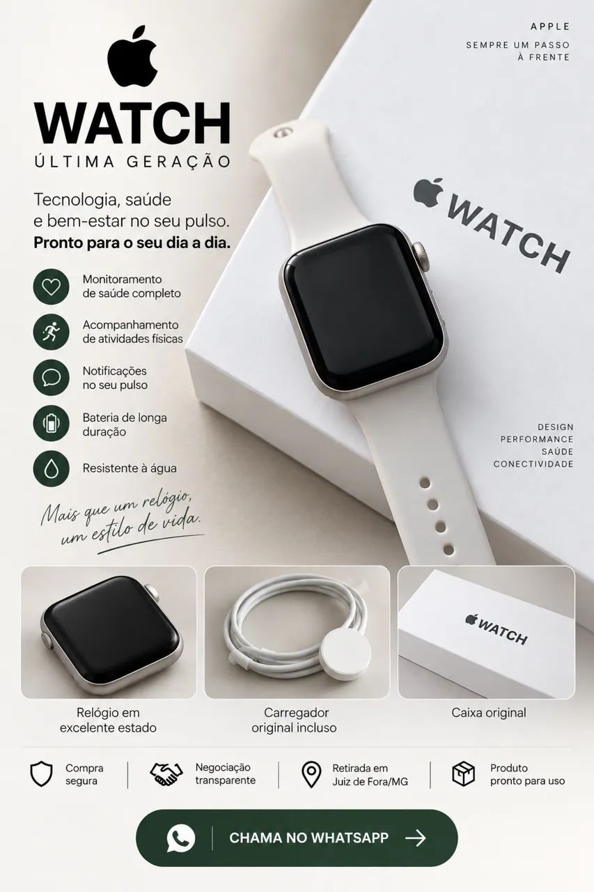 APPLE WATCH (NOVO) - Foto 3
