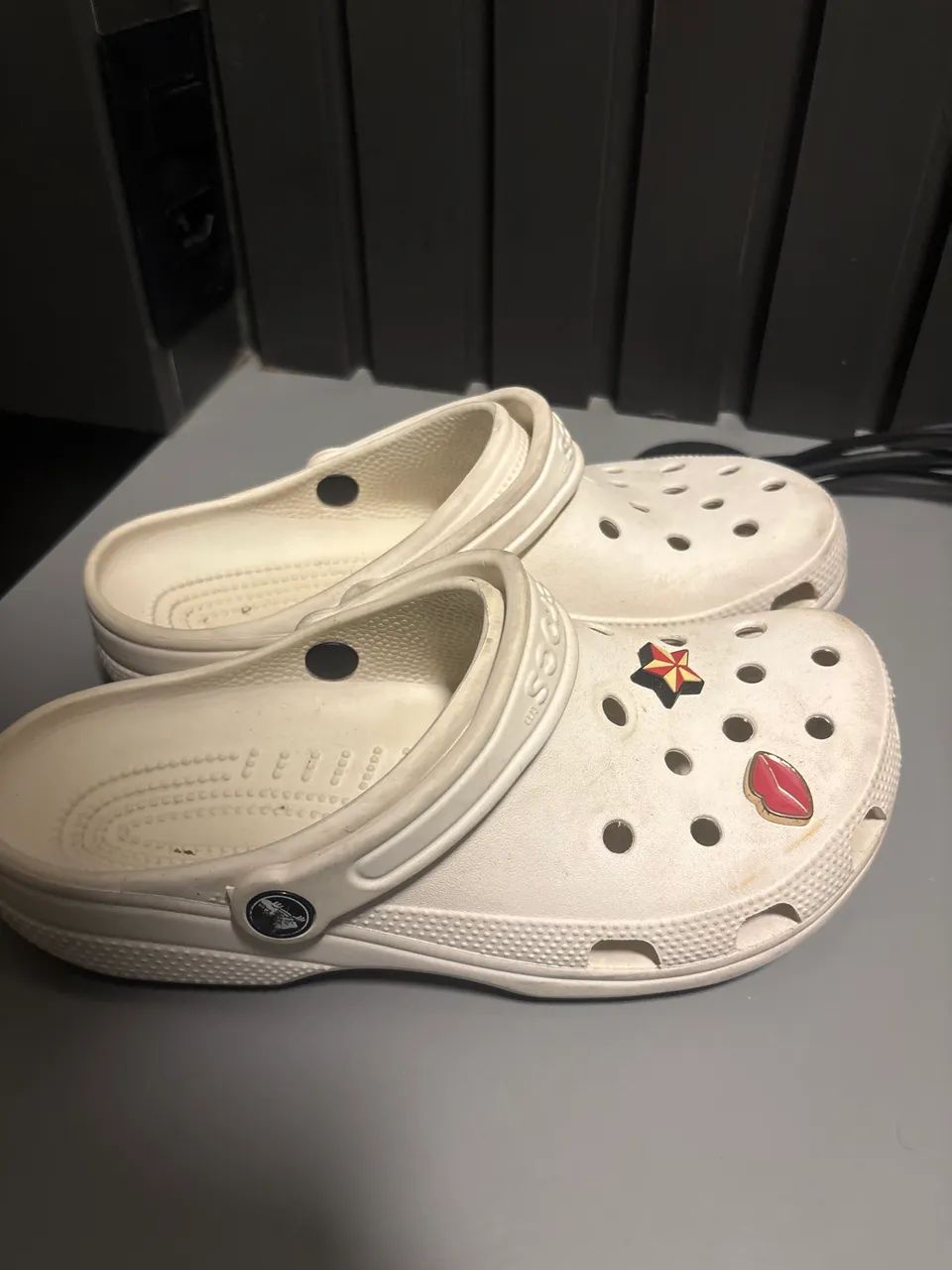 Crocs Bege Tamanho 36-37 usada 