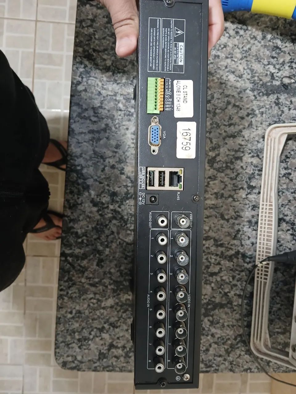 DVR  conector rede com defeito - Foto 3