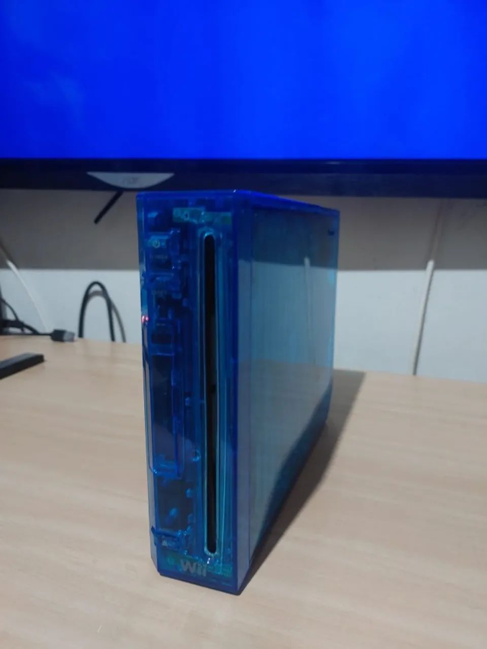 Console Wii Azul Transparente + Hd Com Jogos - Foto 2