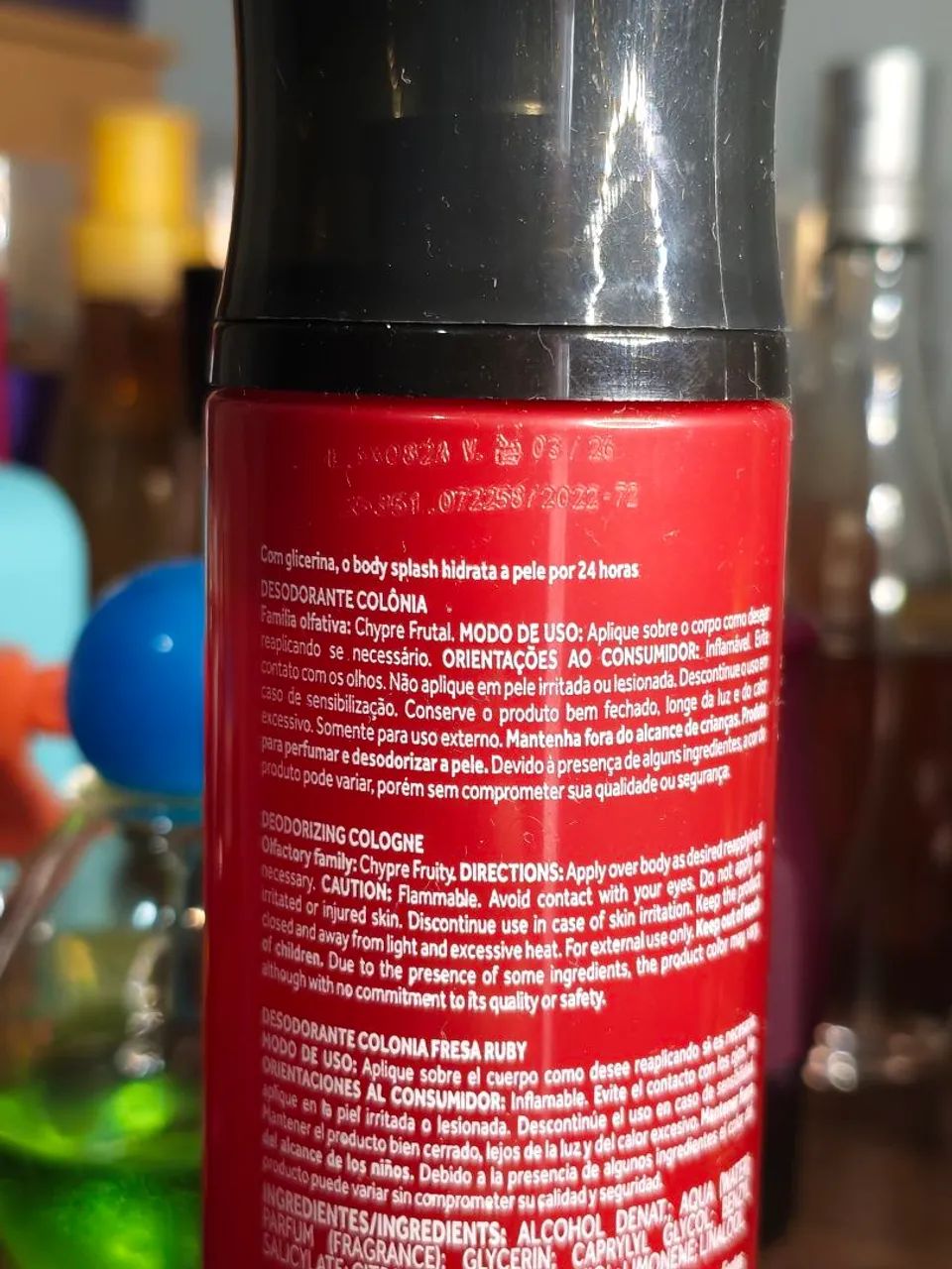 Body Splash Nativa SPA Morango Ruby 200 ml Perfume O Boticário - Foto 4