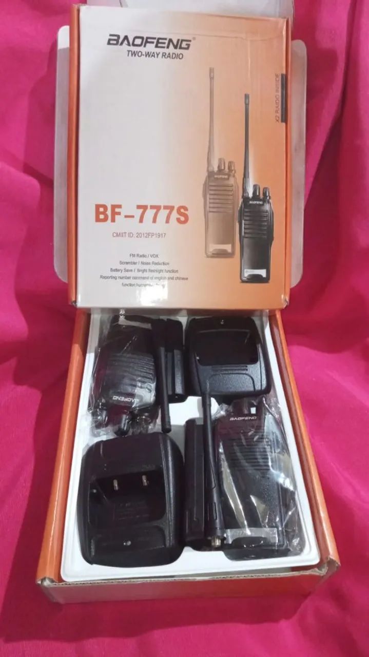 Par Rádio Comunicador Baofeng BF-777S 2 rádios - Foto 2