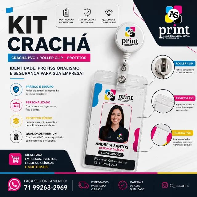 Crachás PVC