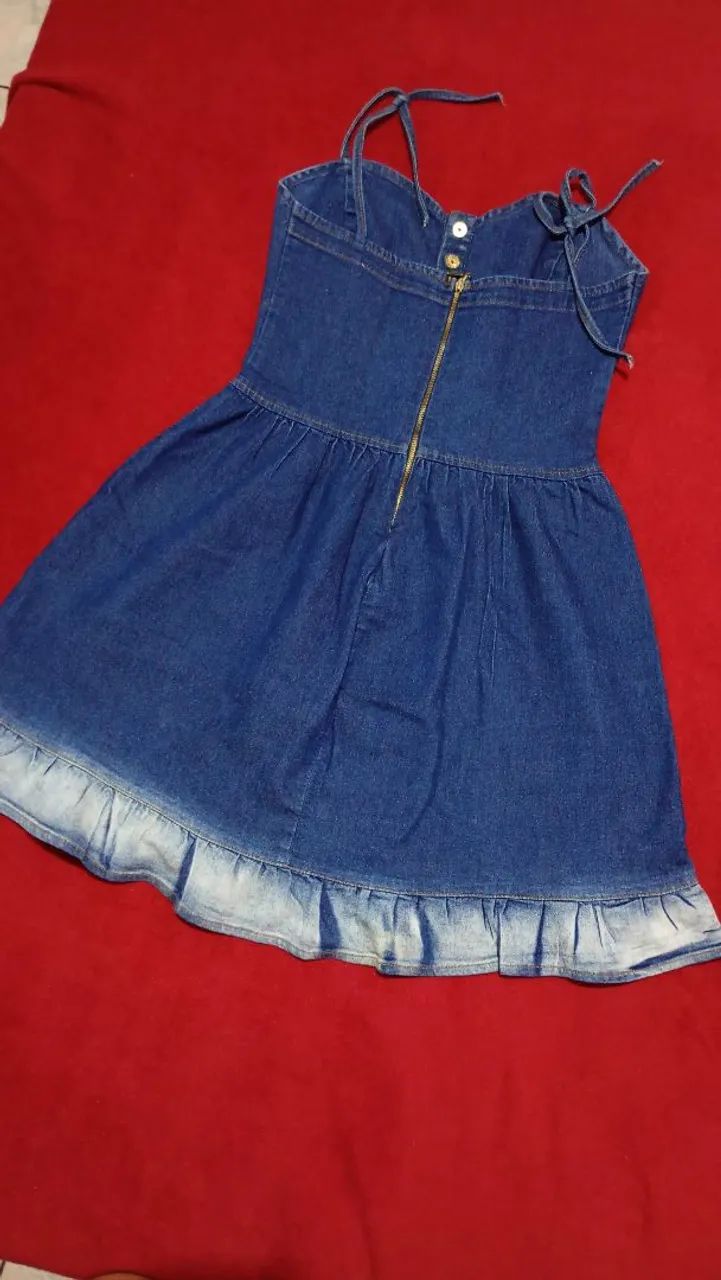 Vestido jeans rodado - Foto 2
