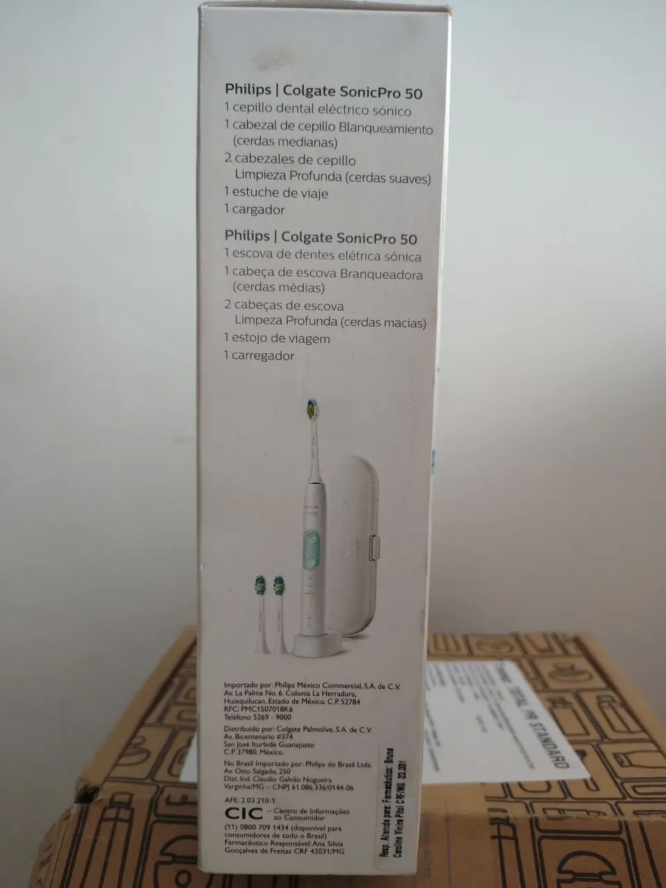 Escova de dente elétrica sonic pro 50 600 - Foto 2