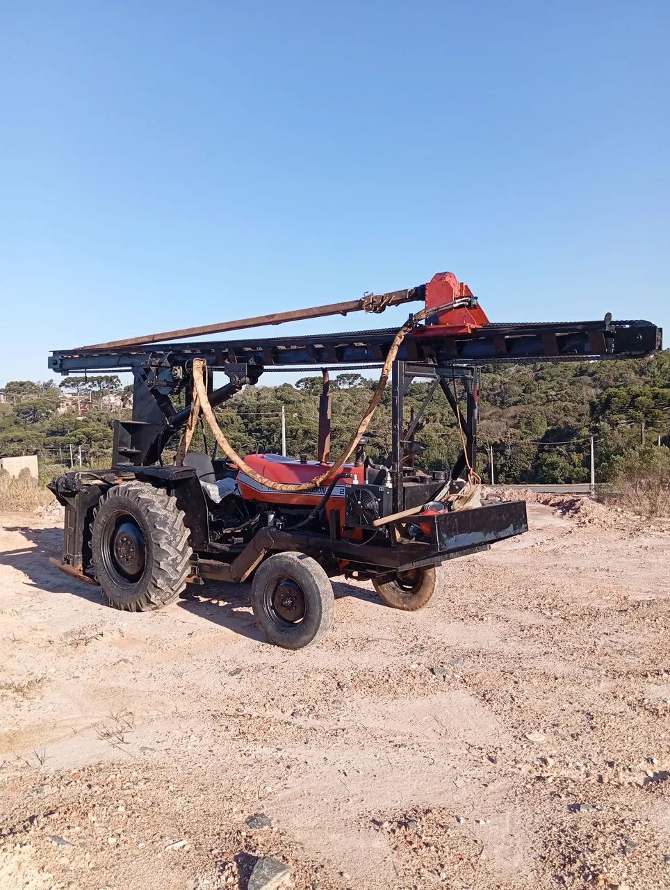 Trator perfuração perfuratriz com corrente  - Foto 2