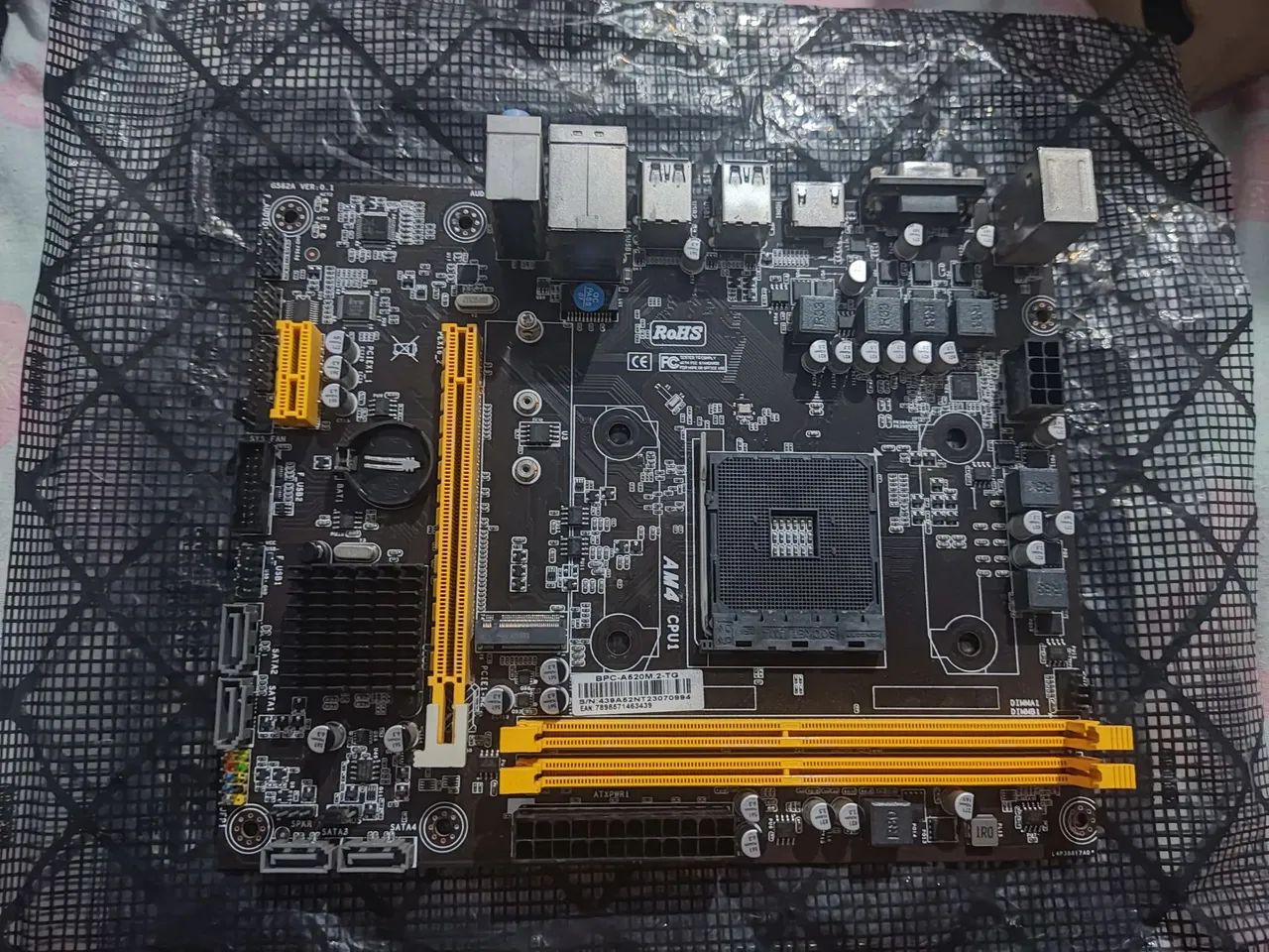 Placa mãe Am4 A520m