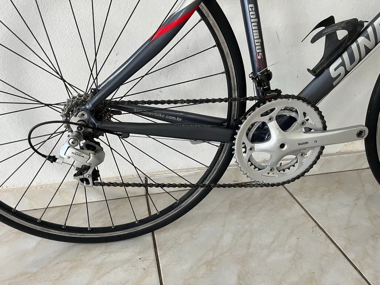 Bike speed sundown alumínio + garfo carbono  - Foto 2