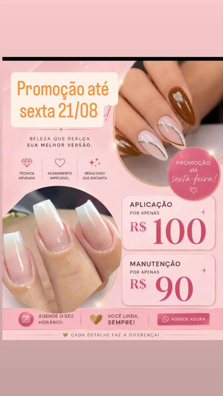 Leide manicure a domicílio 