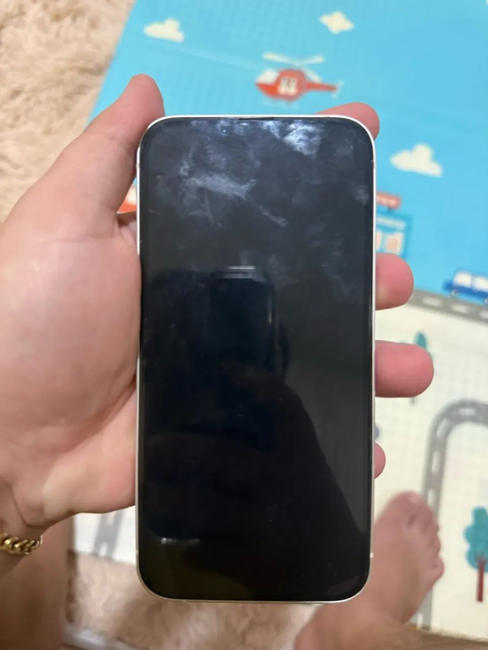 iPhone 13, branco, 128 gb - todo original  - Foto 5