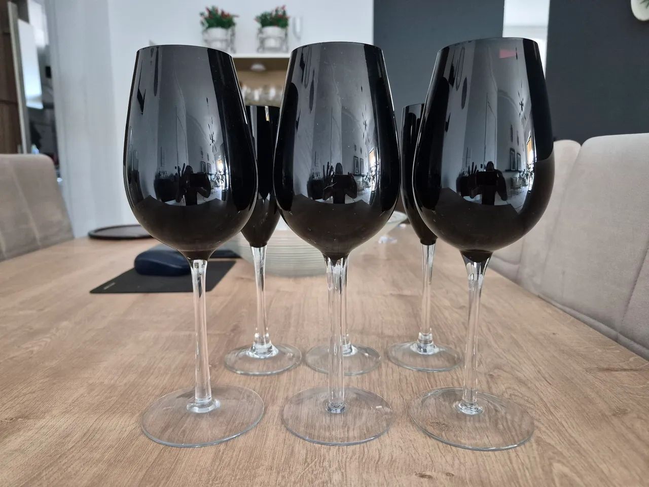 Conjunto de taças de vinho e champanhe com 6 - Foto 3