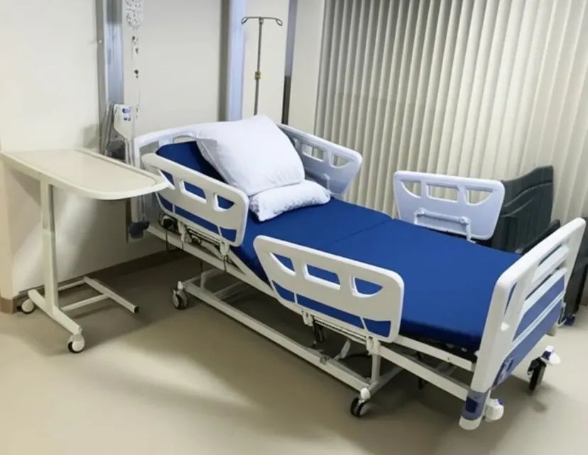 Cama Hospitalar Elétrica 8 Movimentos Motorizada Com elevação