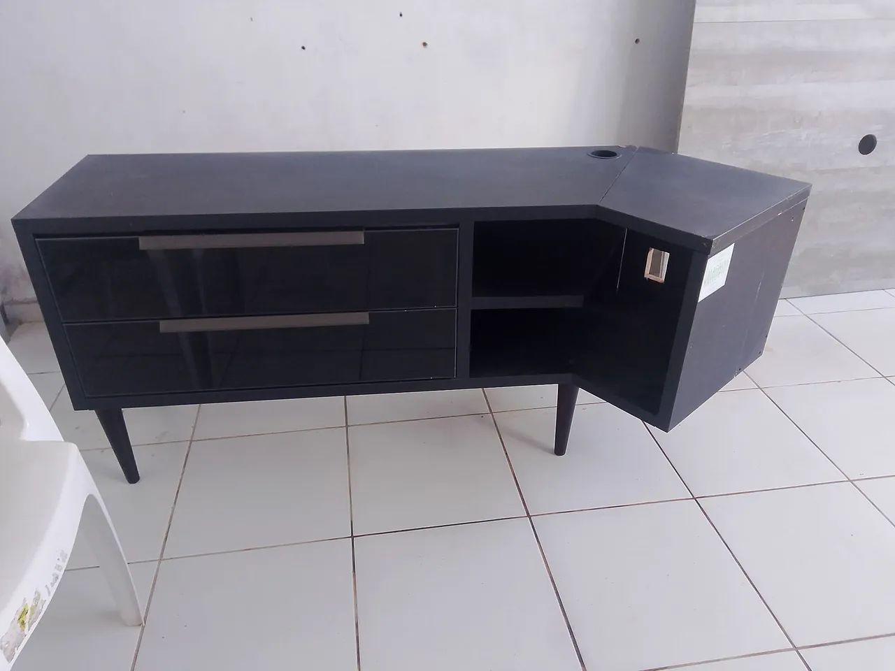 Rack com painel 