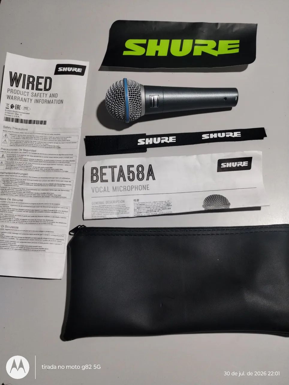 SHURE  BETA 58a dispensa comentários  - Foto 4