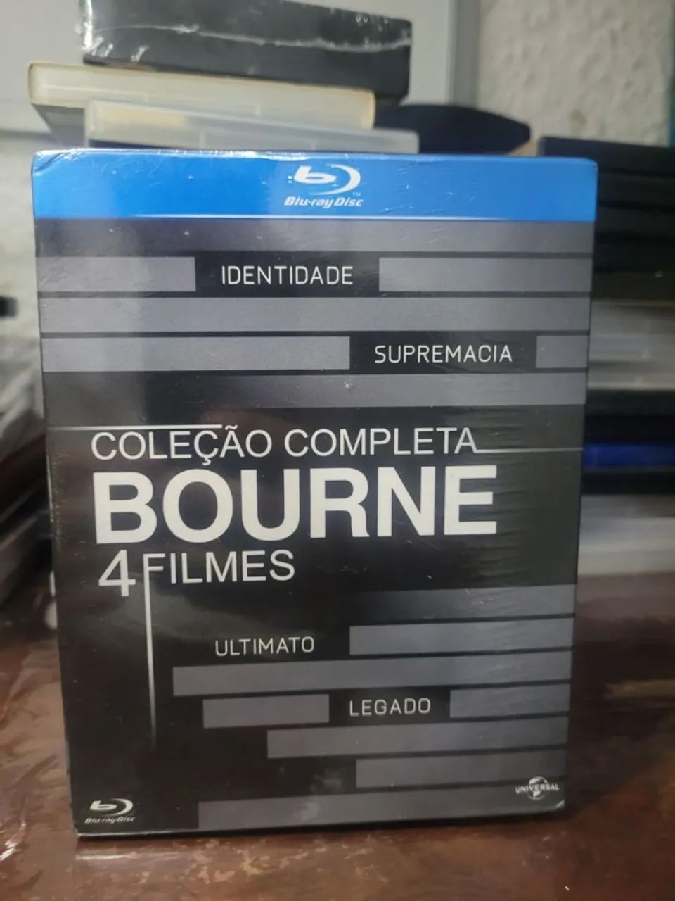coleção completa bourne 4 filmes bluray lacrado - Foto 2