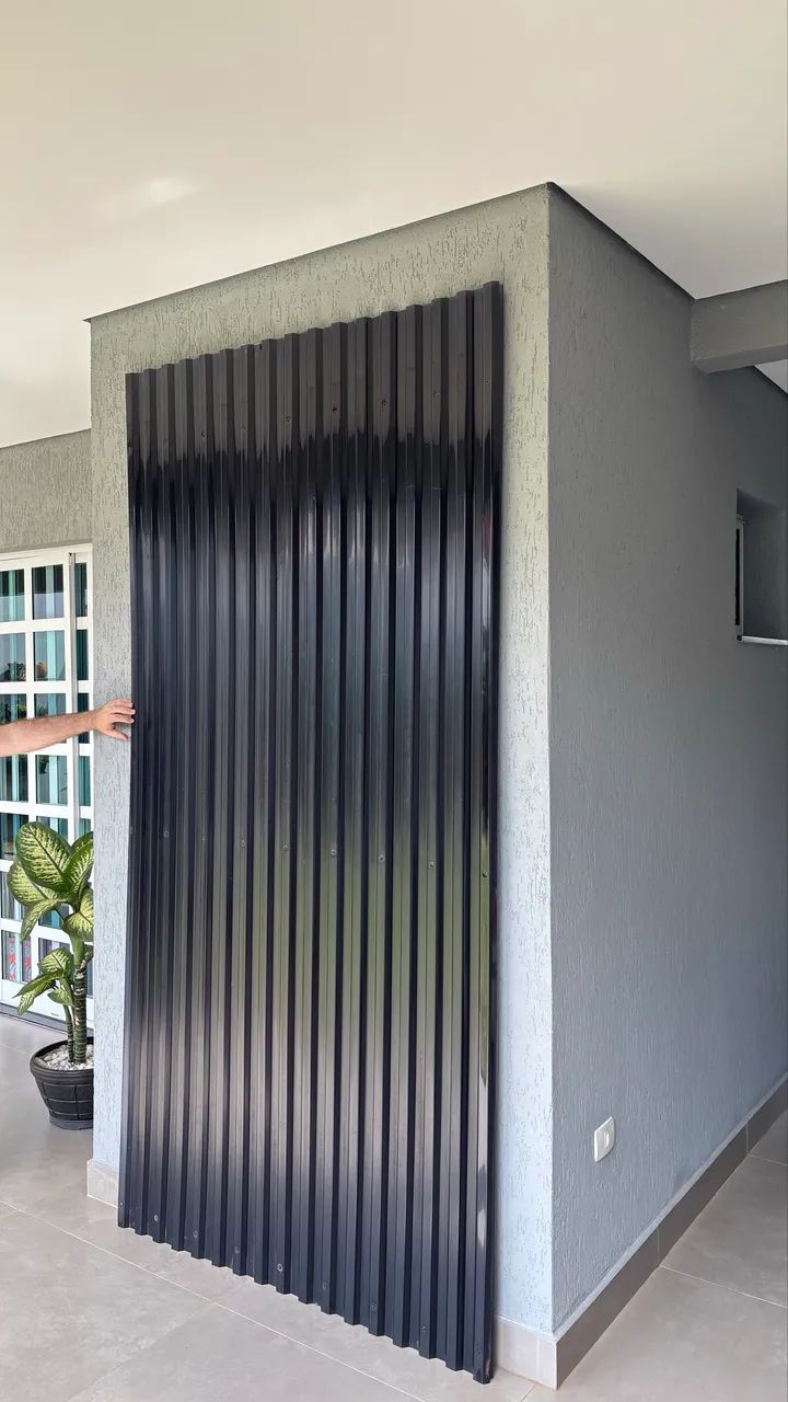 6 Telhas de Policarbonato Fumê - 2,52 m x 1,26 m