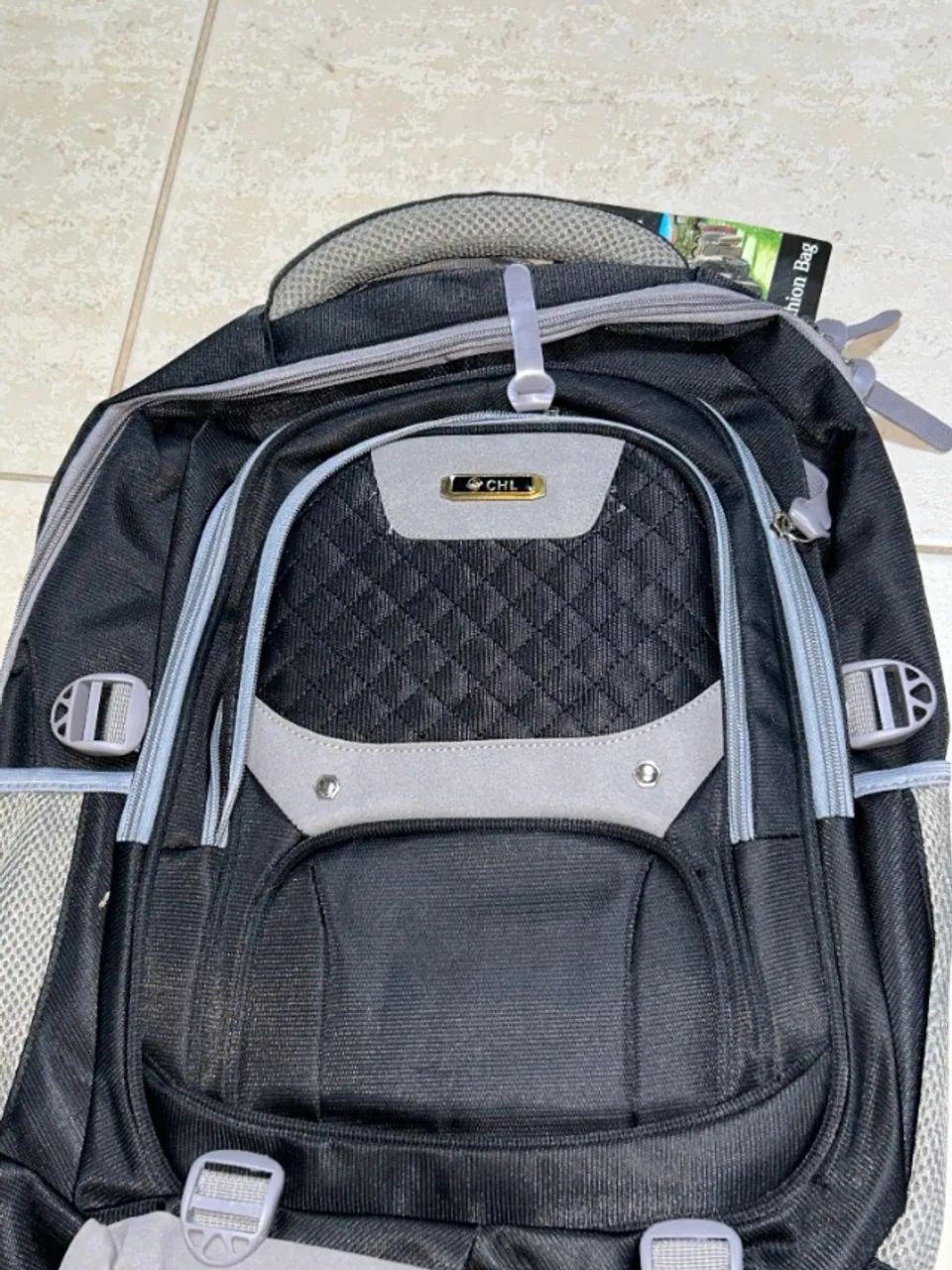 MOCHILA DE COSTAS COM ALÇA - NOVA NUNCA USADA - Foto 2