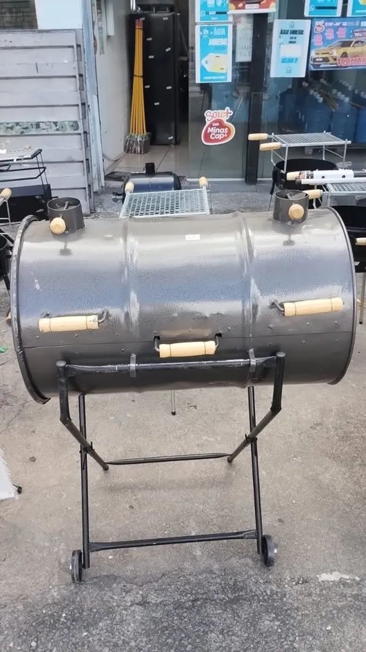 Churrasqueira tambor 100 litros 
