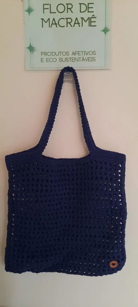 Ecobag crochê  - Foto 2