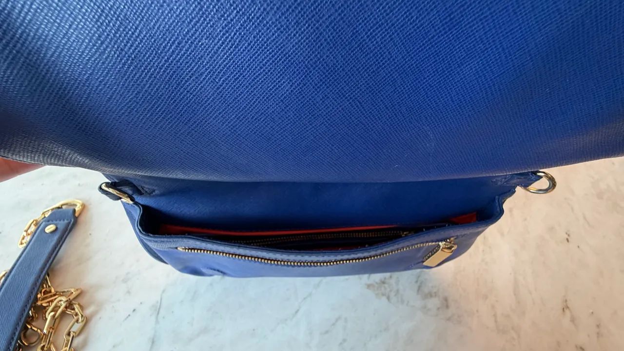 Bolsa Tory Burch Original Azul - Foto 5