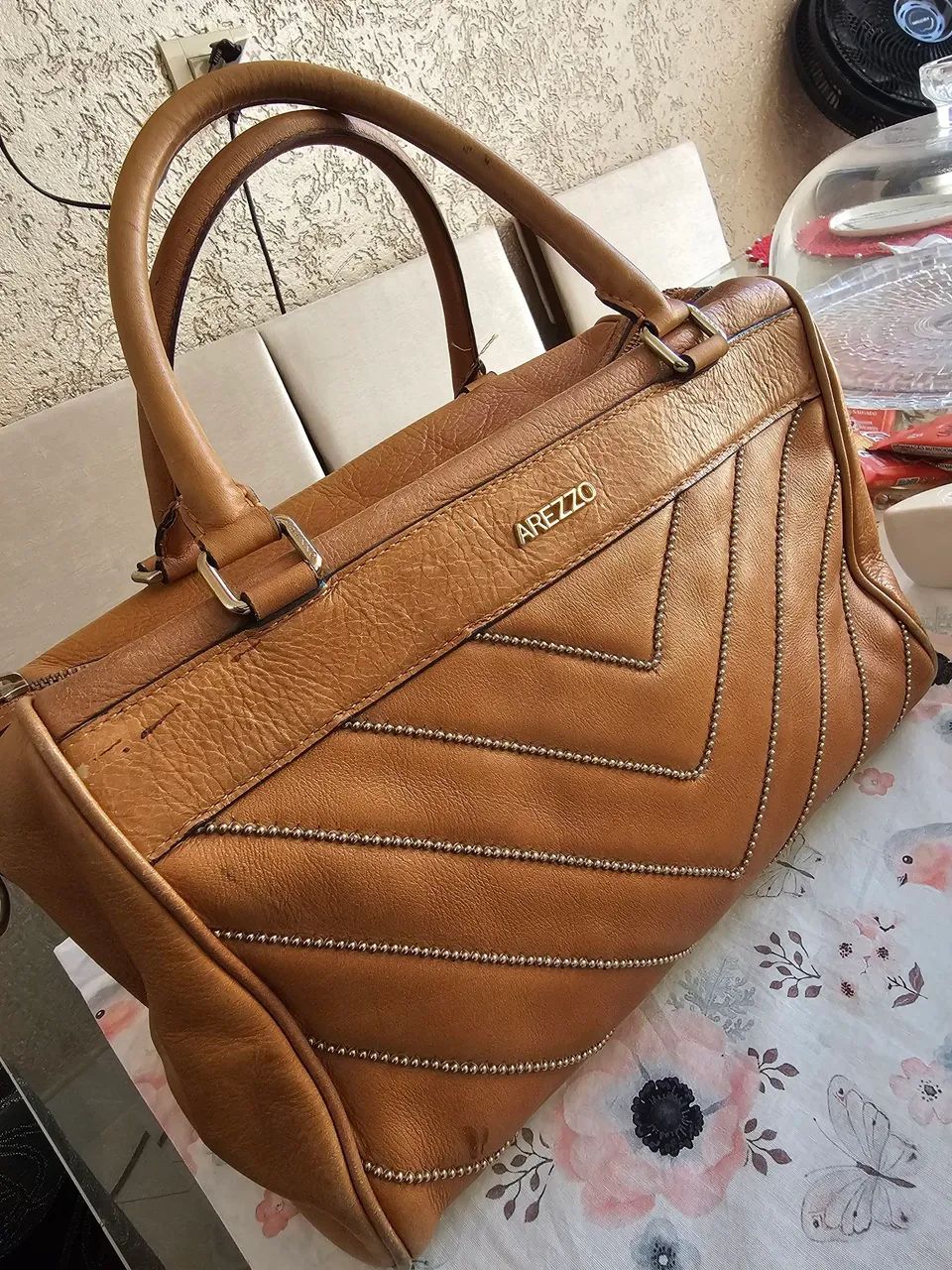 BOLSA AREZZO COURO - Foto 2