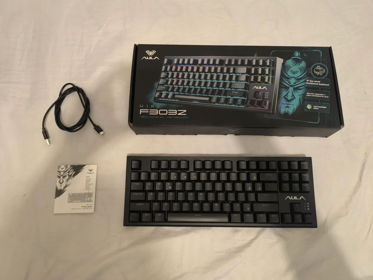 Teclado mecânico AULA F3032 - Foto 5