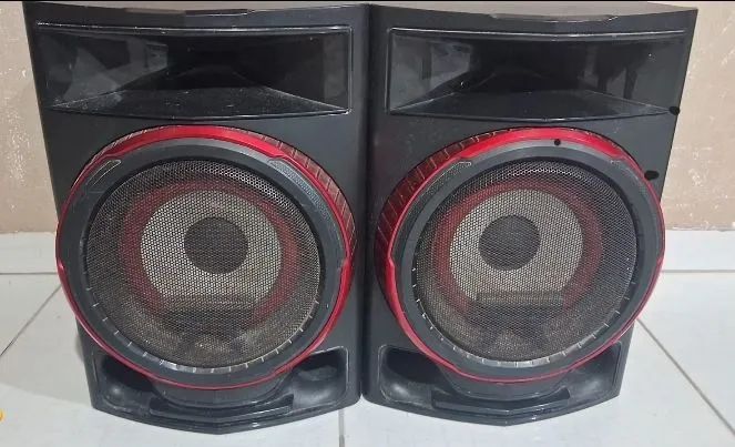 Caixas de som Mini system Lg CJ87