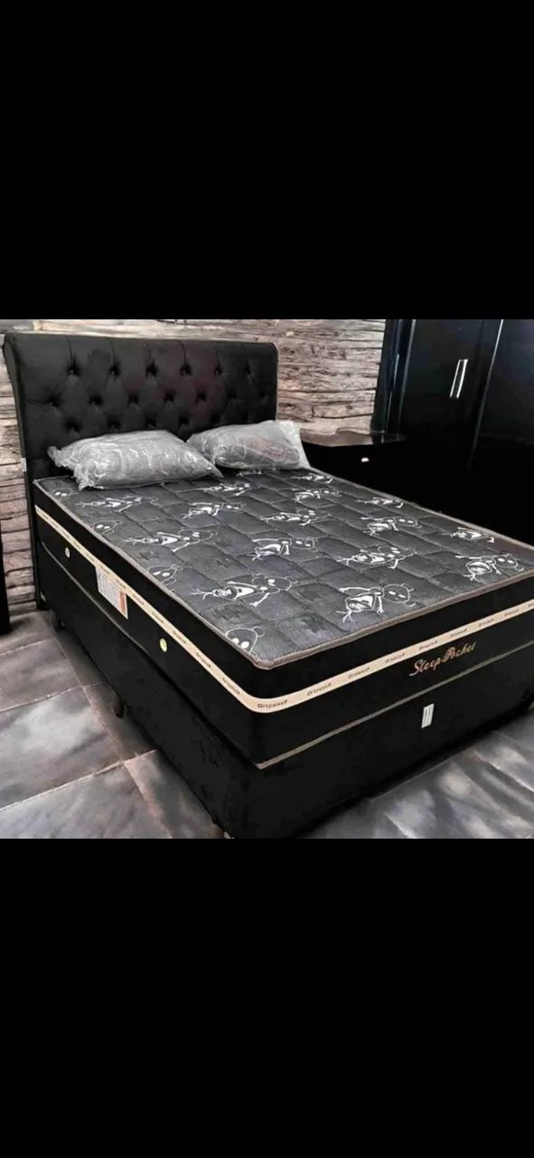 Cama casal colchão base