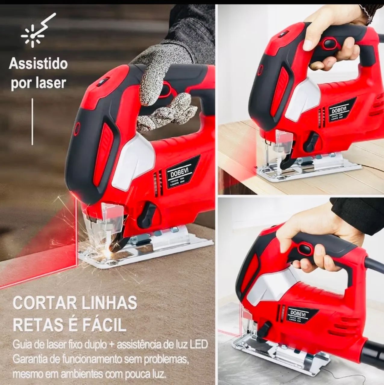 Serra tico tico DOBEVI 850W 110V - Foto 4