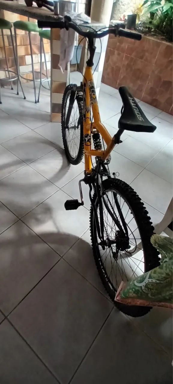 Bike Aro 26 Amarela - Foto 3