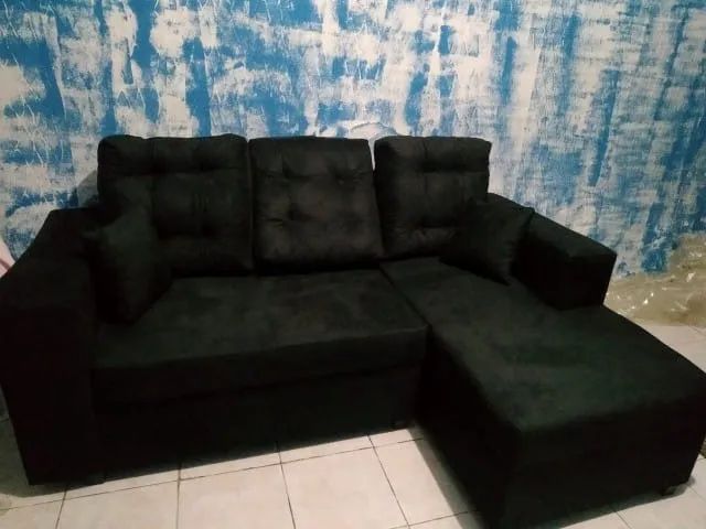 Sofá Novo! 3 Lugares! Madeira Eucalipto!