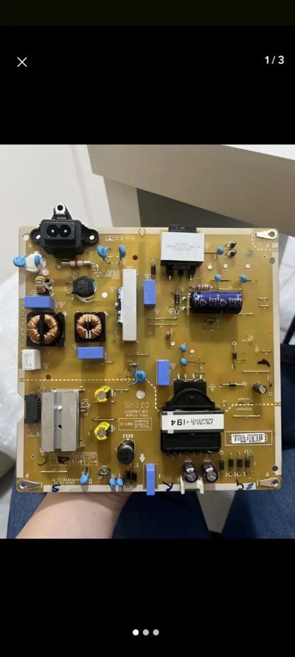 Placa fonte  da TV LG 55UP7550 <br>120,00