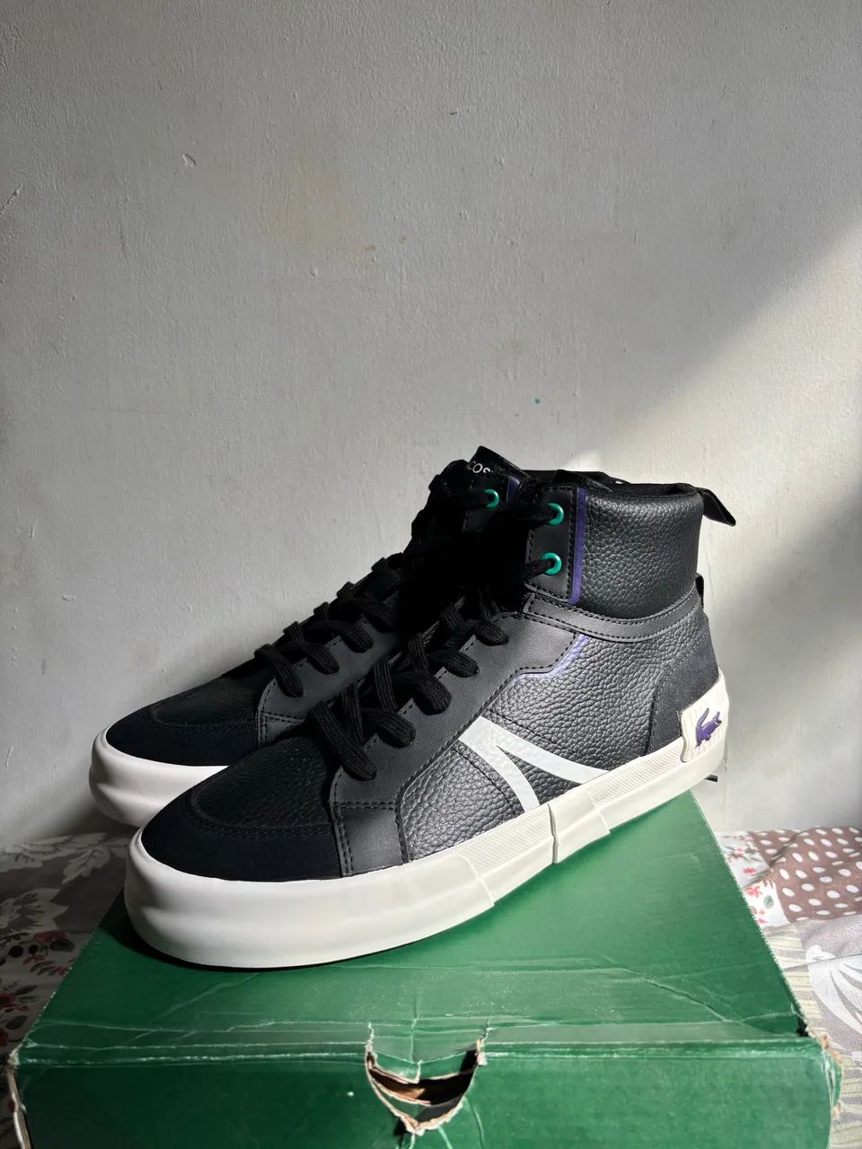 Tênis Lacoste Masculino Couro Sneaker L004 - Foto 5