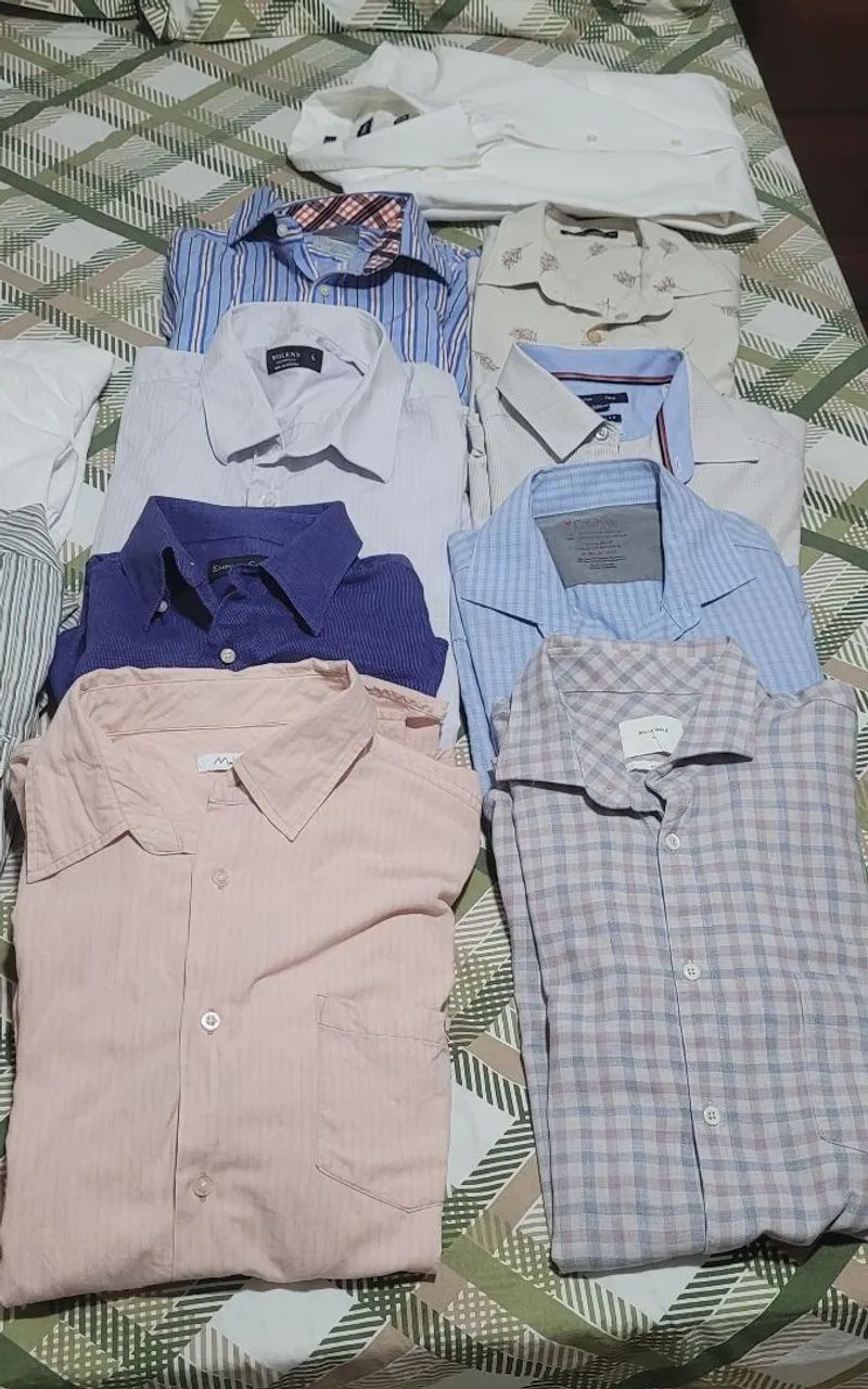 Camisas diversas masculina, VALOR DE CADA PEÇA.              - Foto 3